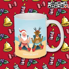 Новогодняя чашка Happy Holidays